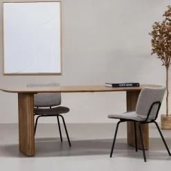 Eettafel Deens Ovaal - Naturel Mangohout - 200x100x76cm - Juro