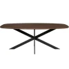 Eettafel Deens Ovaal Bruin Hout - 280x120x76cm - Ferris