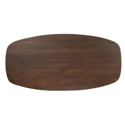 Eettafel Deens Ovaal Bruin Hout - 280x120x76cm - Ferris