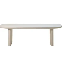Eettafel Deens Ovaal 240cm - Beige Betonlook - Maya