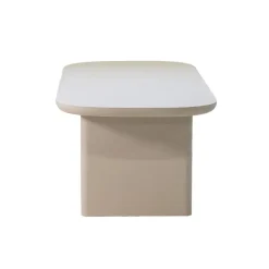 Eettafel Deens Ovaal 240cm - Beige Betonlook - Maya