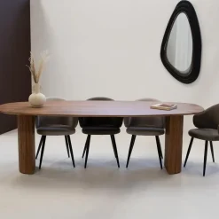Eettafel Deens Ovaal 300cm - Bruin Mangohout - Feline