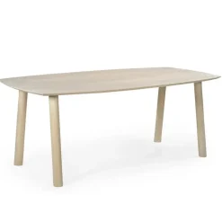 Eettafel Deens Ovaal 170cm - Naturel Mangohout - Leone