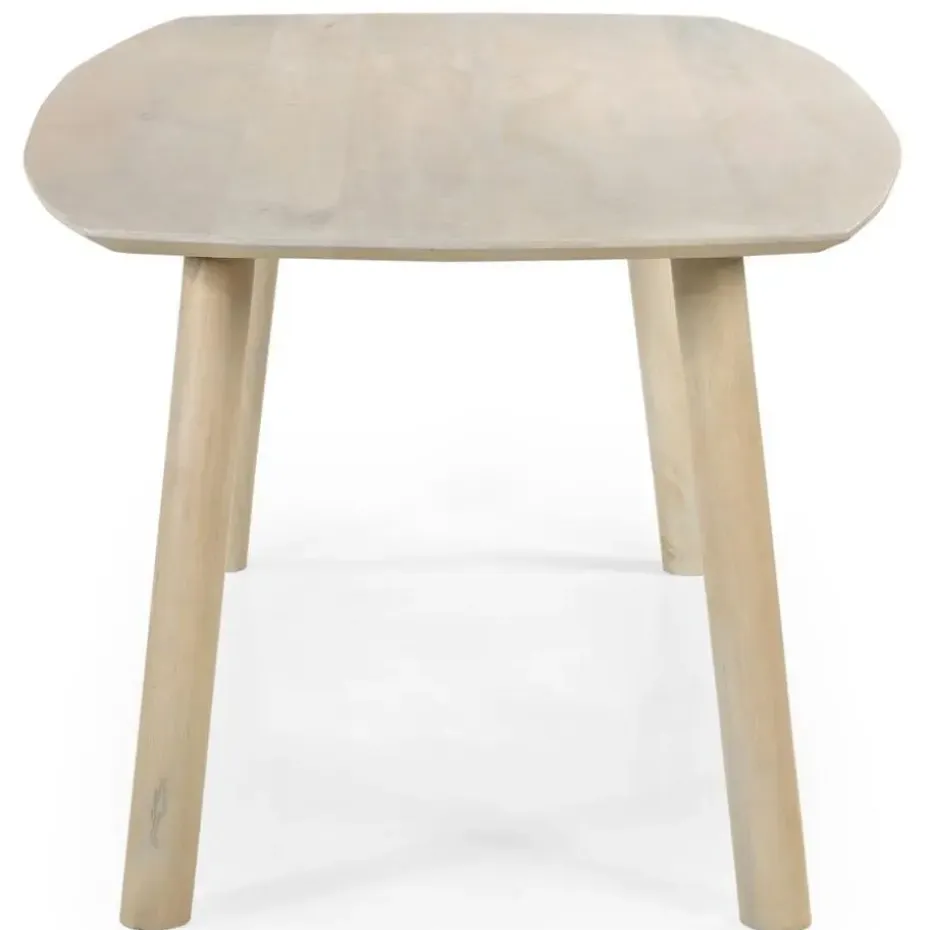 Eettafel Deens Ovaal 170cm - Naturel Mangohout - Leone
