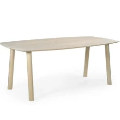 Eettafel Deens Ovaal 170cm - Naturel Mangohout - Leone