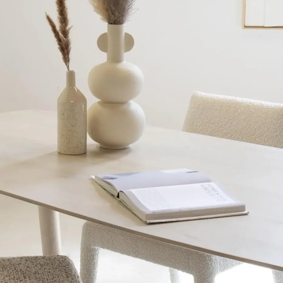 Eettafel Deens Ovaal 170cm - Naturel Mangohout - Leone