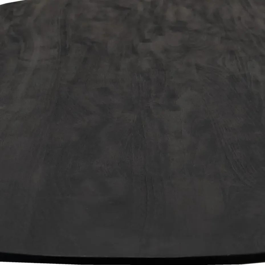 Eettafel Deens Ovaal 220cm - Zwart Mangohout - Feline