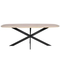 Eettafel Deens Ovaal Naturel Hout - 240x110x76cm - Ferris