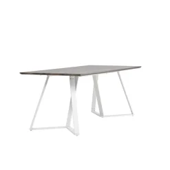 Eettafel Eiken Hout Wit - 180x90x75cm - Marina