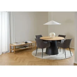 Eettafel Eiken Naturel - Rond 120x120x75cm - Skagen