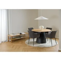 Eettafel Eiken Naturel - Rond 120x120x75cm - Skagen