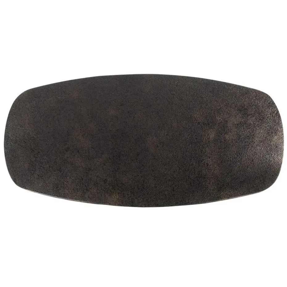 Eettafel Grijs Staal - 180x90x77cm - Metallic