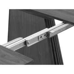 Eettafel Irene - zwart - uitschuifbaar