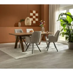 Eettafel Mandy - mangohout - 75x180x92cm