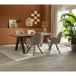 Eettafel Mandy - mangohout - 75x220x94cm