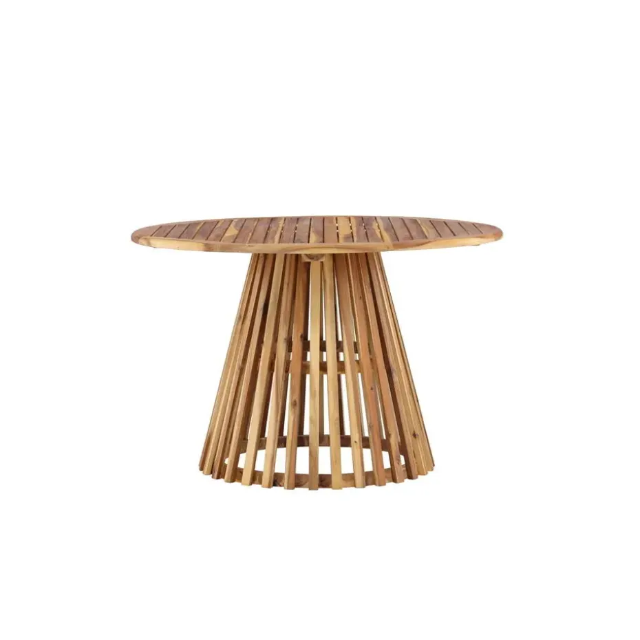 Eettafel Naturel Acaciahout - 120x120x75cm - Lumpur