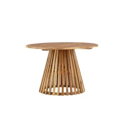 Eettafel Naturel Acaciahout - 120x120x75cm - Lumpur