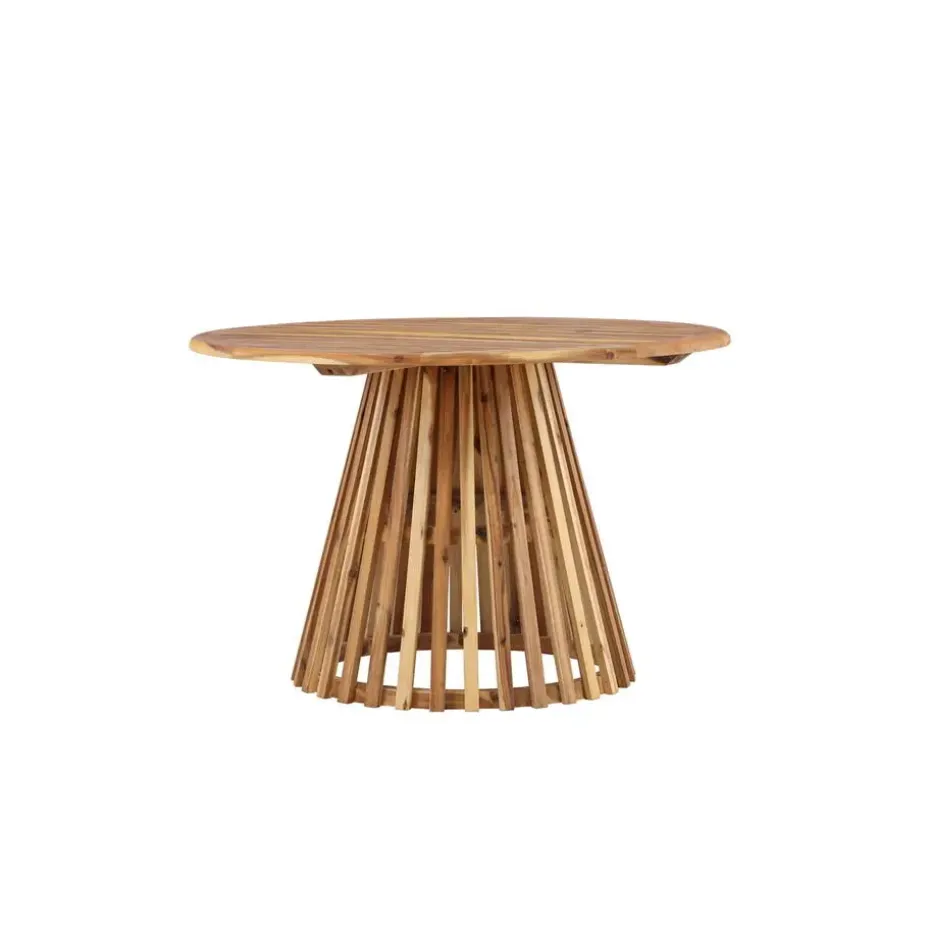 Eettafel Naturel Acaciahout - 120x120x75cm - Lumpur