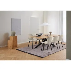 Eettafel Naturel Eikenhout - 200x100x75cm - 6-8 personen - Dain