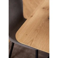 Eettafel Naturel Eikenhout - 200x100x75cm - 6-8 personen - Dain