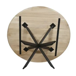 Eettafel Naturel Hout - 110x110x76cm - Ferris