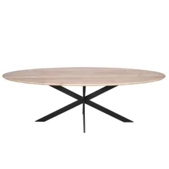 Eettafel Naturel Hout - 240x110x76cm - Ferris