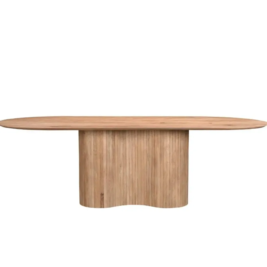 Eettafel Naturel Mangohout - 240x100x77cm - Ava