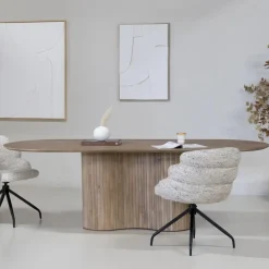 Eettafel Naturel Mangohout - 240x100x77cm - Ava