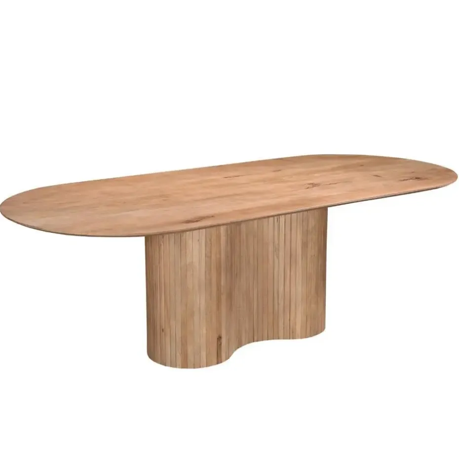 Eettafel Naturel Mangohout - 240x100x77cm - Ava