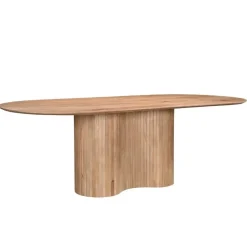 Eettafel Naturel Mangohout - 240x100x77cm - Ava
