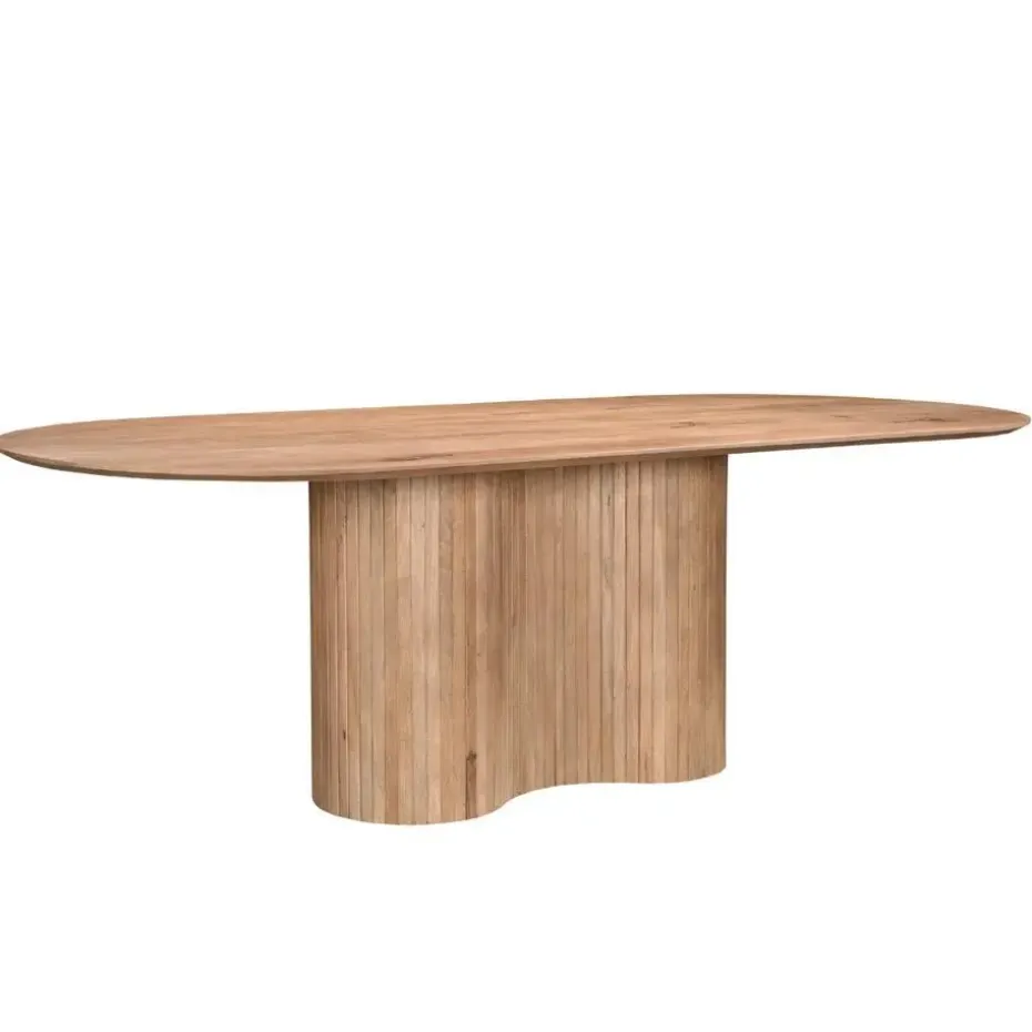 Eettafel Naturel Mangohout - 240x100x77cm - Ava