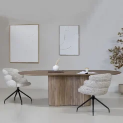 Eettafel Naturel Mangohout - 240x100x77cm - Ava