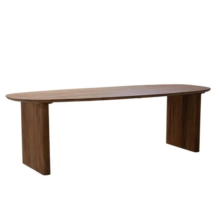 Eettafel Naturel Mangohout - 250x100x76cm - 6-8 Personen - Aya