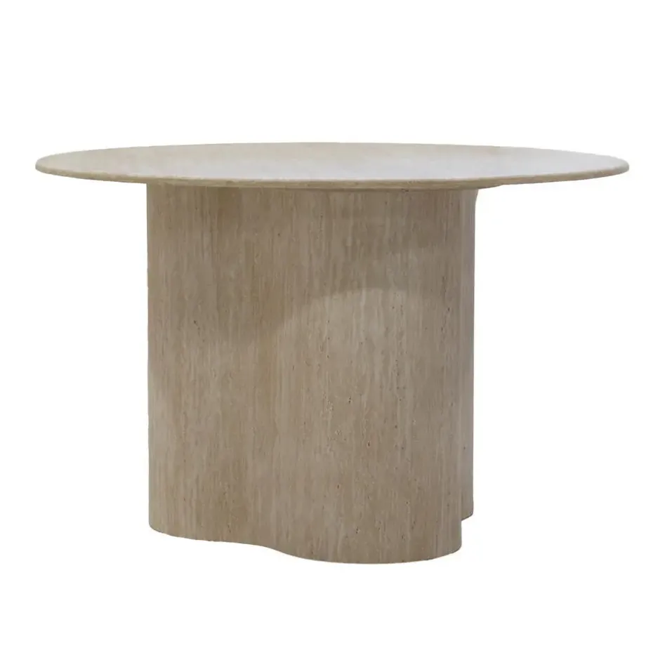 Eettafel Organisch - Marmer - 120x120x76cm - Firenze