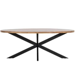 Eettafel Ovaal - Visgraat - Hout - 240x100x78cm - Max
