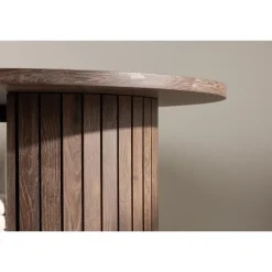 Eettafel Ovaal Bruin 200cm - Fineer - Scandinavisch - Tafel Härön