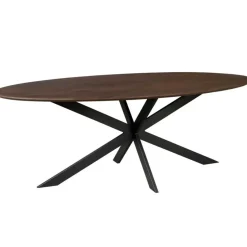 Eettafel Ovaal Bruin Hout - 210x100x76cm - Ferris