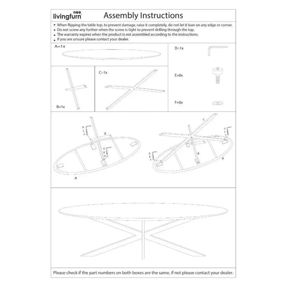 Eettafel Ovaal 240cm - Naturel Mangohout - Jesper