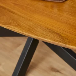 Eettafel Ovaal Naturel Mangohout - 300x110x76cm - Brandy