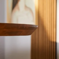 Eettafel Ovaal Naturel Mangohout - 160x90x76cm - Brandy