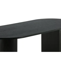 Eettafel Ovaal Zwart 200cm - Fineer - Scandinavisch