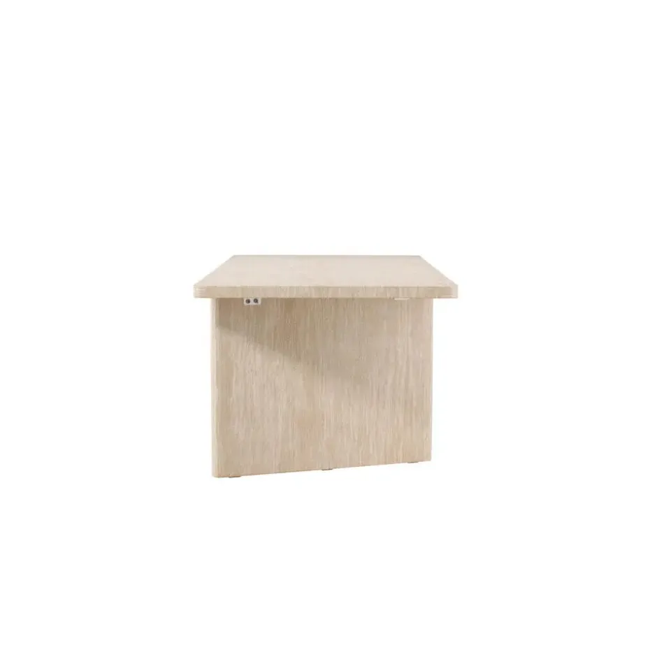 Eettafel Rechthoek - Beige MDF - 240x100x75cm - Skagen