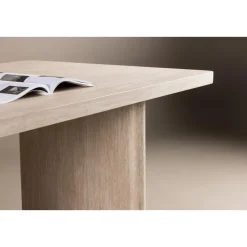Eettafel Rechthoek - Beige MDF - 240x100x75cm - Skagen