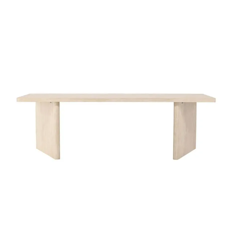 Eettafel Rechthoek - Beige MDF - 240x100x75cm - Skagen