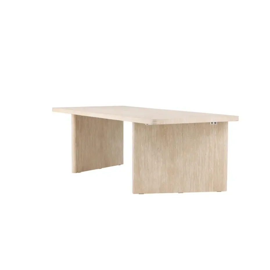 Eettafel Rechthoek - Beige MDF - 240x100x75cm - Skagen