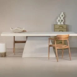 Eettafel Rechthoek 240cm - Beige Eco Composiet - Avia