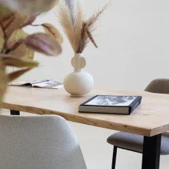 Eettafel Rechthoek 240cm - Naturel Boomstamtafel - Lars