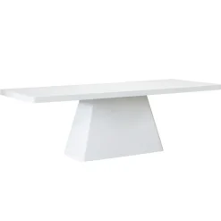 Eettafel Rechthoek 160cm - Wit Eco Composiet - Acryl Coating - Avia