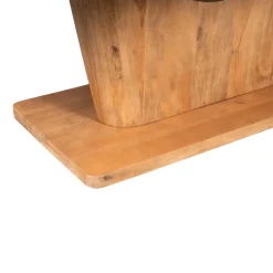 Eettafel Rechthoek Naturel Hout - 200x110x76cm - Voco