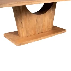 Eettafel Rechthoek Naturel Hout - 200x110x76cm - Voco